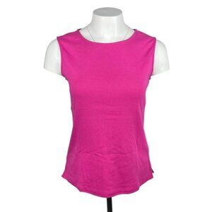 BROOKS BROTHERS Sleeveless Rear Tie Top Sz Medium Pink